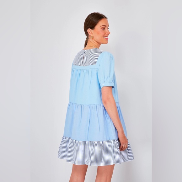 Exclusive Blue Striped Quinn Dress
ENGLISH FACTORY — size M - Picture 3 of 8